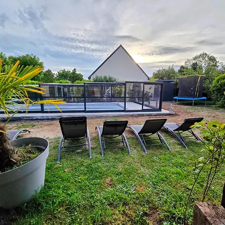 Дом отдыха Maison 6 Avec Piscine Proche Cabourg