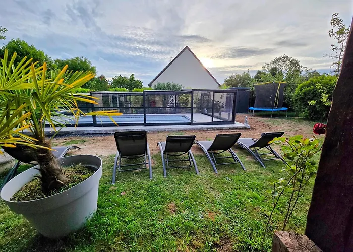 Casa de Férias Maison 6 Avec Piscine Proche Cabourg