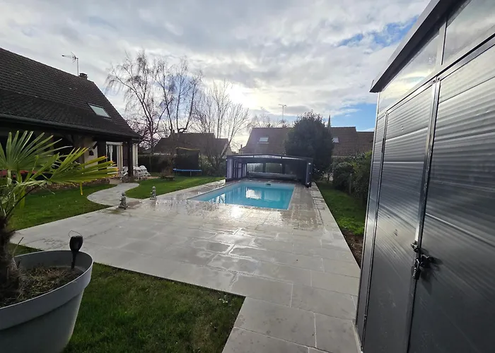 Casa de Férias Maison 6 Avec Piscine Proche Cabourg Petiville (Calvados)